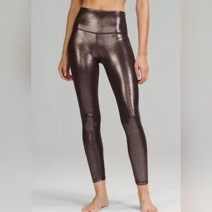 lululemon Align High Rise Pant 25 Shine Size 6 New No tag